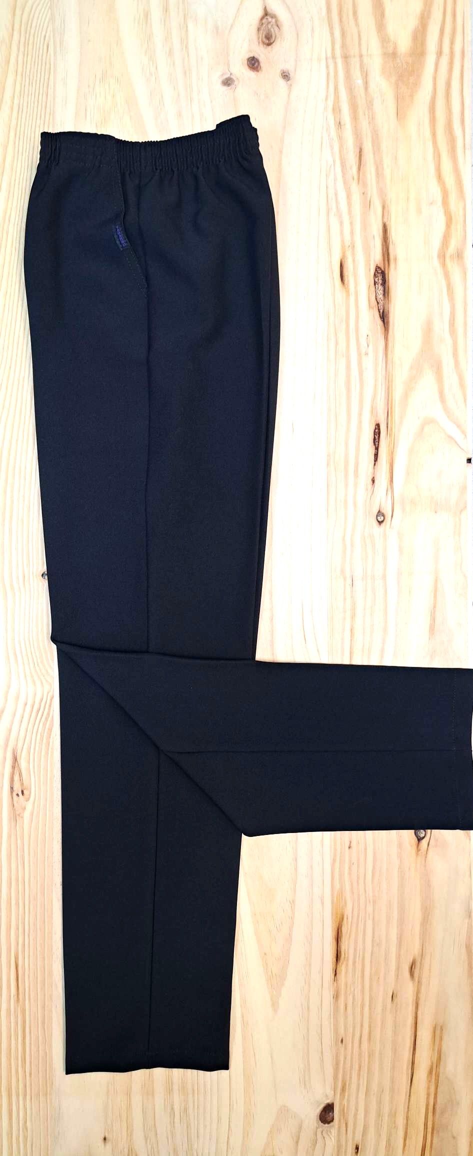 pantalón de invierno de señora con goma negro